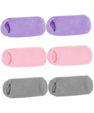 minkissy Essential Oil 6 Pairs Foot Gel Socks Miss Cosmetic Pedicure Cotton-Spandex Essential Oils