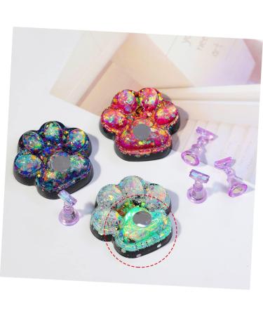 FRCOLOR 1 Set Nail Practice Holder Nail Art Diy Tool Practice Nail Tip Holder Nail Tip Holder Crystal Nail Art Display Stand False Nail Tips Display Polish Head Cosmetic Crystal Glue 4.8x4.5cm fluorescent blue - Buy Online on GoSupps.com