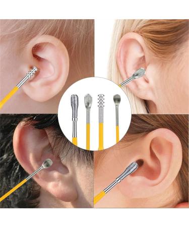 Dhaonxb Professional Ear Cleaning Kit with Portable Keychain PU Leather Case - Earwax Removal Tool for Ultimate Ear Care (Purple) - Buy Online on GoSupps.com