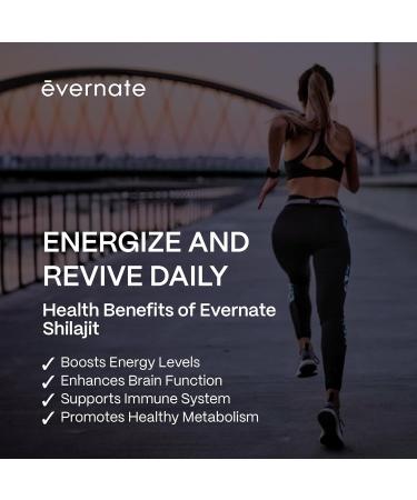 Evernate Shilajit Capsules + Collagen Peptides Powder Bundle Pure Himalayan Organic Shilajit for Men and Women Hydrolyzed Collagen Protein for Energy Vitality Hair Skin Nails Joint Support | Non-GMO Organic 60 Capsules & 300g - Buy Online on GoSupps.com