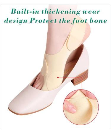 Ashomie Ultra Thin Bunion Corrector & Toe Separator for Women | Orthopedic Bunion Socks (2PC) | Size 4.5-6 - Buy Online on GoSupps.com
