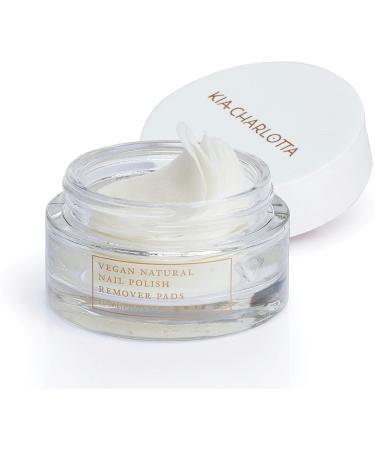Kia-Charlotta I Natural vegan nail polish remover I 40 pads I Without acetone or alcohol I With ecological solvent I Removes all nail polishes I Made in Germany - Buy Online on GoSupps.com