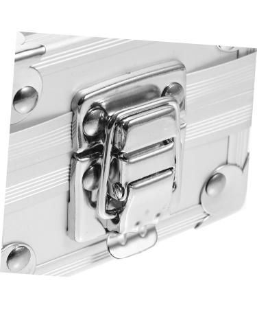 Nail Art Storage Box Drill Organiser Manicure Drill Box Storage Box for Manicure Polisher Nail Drill Organiser Tool Holder Zinc Alloy Grinding 9.00X7.50X6.00CM silver - Buy Online on GoSupps.com