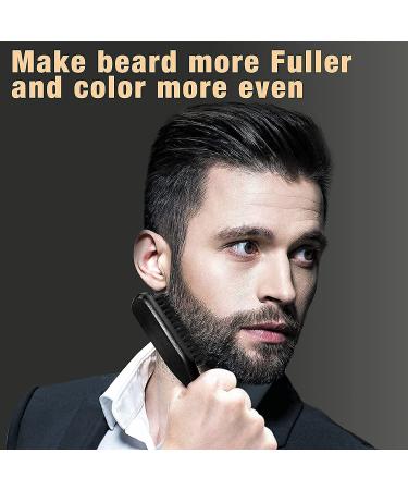 Black Beard Pencil Filler Pen & Boar Bristle Brush Kit - Long Lasting Waterproof Mustache Color Enhancer for Men - Buy Online on GoSupps.com
