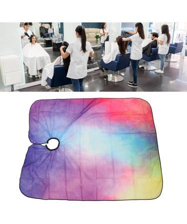Professional Waterproof Hair Cutting Cape - Tie Dye Salon Apron with Neck Buckle for Hairdressers & Stylists - Buy Online on GoSupps.com
