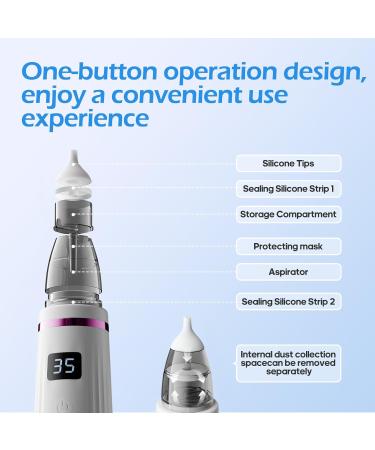 Ear Wax Vacuum Electric Ear Earwax 5 Levels LED Sucker Soft Reusable with Ear Wax Removal Kit USB Charging for Kids & Adult Swimmers(Pink) - Buy Online on GoSupps.com