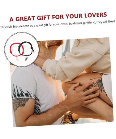 SOIMISS 3 Pairs couple hands romantic gifts trendy bracelets dainty bracelet Couple Wristband Gift friendship bracele girlfriend bracelet Valentine's Day Jewelry Gift Stylish - Buy Online on GoSupps.com