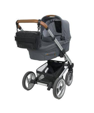 Casual Baby Stroller Organizer Shoulder Bag - Black | Stroller Attachment & Buggy Organizer - Buy Online on GoSupps.com