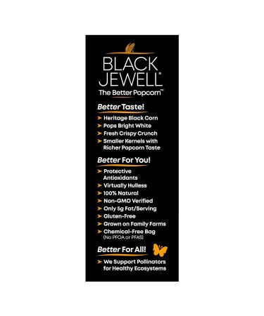 Black Jewell Gourmet Microwave Popcorn - Touch of Butter, 6-Pack (10.5 oz each) - Buy Online on GoSupps.com