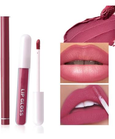  Mimoqk Long lasting lipstick and lip liner set waterproof lip gloss combo for women moisturizing lipstick with precision lip liner smooth lip liner pencil for contouring for girls and women - Buy Online on GoSupps.com