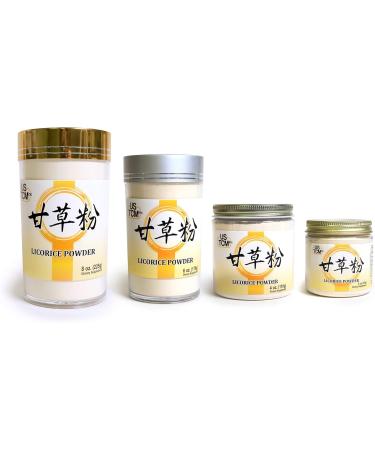 USTCM Licorice Powder Glycyrrhiza Powder Gan Cao Powder 120mesh (6oz) - Buy Online on GoSupps.com