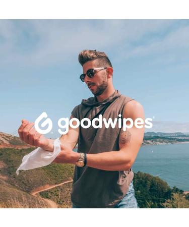 Goodwipes Really Big Body Wipes - Fresh Scent with Tea Tree Oil & Peppermint - 60 Count (6 Packs) - Buy Online on GoSupps.com