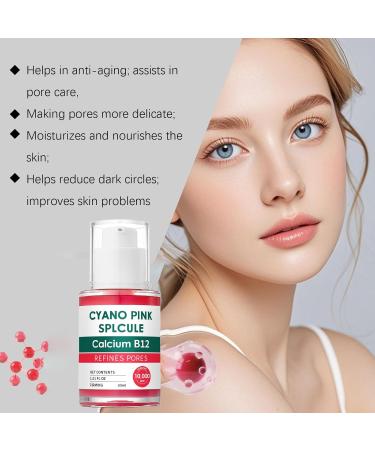  G n rique Cyano Pink Spicule Serum Pore-Refining Facial Serum Moisturizing Anti-Aging Facial Essence Tightens Brightens Tone 30 ml (1) - Buy Online on GoSupps.com