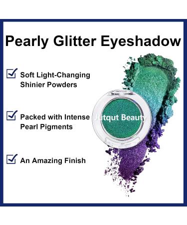 JUTQUT Chameleon Eyeshadow #03 - Highly Pigmented Metallic Glitter & Holographic Multichrome Cream for Long-Lasting Waterproof Eye Makeup - Buy Online on GoSupps.com