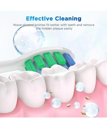 Replacement Brush Heads for 2023 Waterpik Sensonic Toothbrush - 8 Count with Covers Compact & White - Buy Online on GoSupps.com