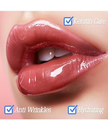 Natural Lip Mask Overnight Swirl Lip Balm Mini Lip Sleeping Mask Hyaluronic Acid Repair Chapped Cracked Lip Care Lips Nourishing Hydrating Soft Smooth Lips Vegan Cruelty-Free Dual-Color Elitzia - Buy Online on GoSupps.com