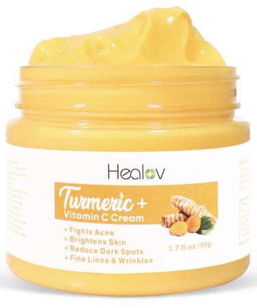Turmeric Face Cream for Face & Body - All Natural Turmeric Skin Brightening Lotion - Turmeric Cleanses Skin  Fights Acne  Evens Tone  Fades Scars  Sun Damage  & Age Spots - Pure Turmeric Cream Healing Skincare with Vitam... - Buy Online on GoSupps.com