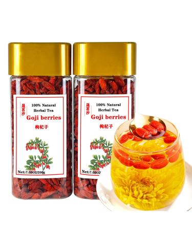 Goji Berries 14.1OZ/400g Wolfberry Special Grade Goji Berry Dried Fruit Berry Whole & Large No Sulfur No Addition Great for Drinks Snacks Beverages
