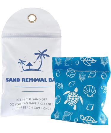 Beach Sand Remover Bag | Cotton Sand Remover for Beach | Pure Roller Cloth Sand Brush for Beach Talc-Freely | Beach Powder Sand Removing for Beach Vacation Camping Oceans - Buy Online on GoSupps.com