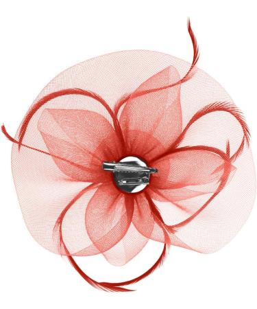 Elegant Flowers Fascinator | Bride Pate Headdress & Hair Jewelry | Wedding Hair Clip Hat & Headband - Buy Online on GoSupps.com