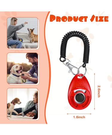 30 Pcs Dog Training Clicker Pet Training Clicker with Wrist Strap Dog Clicker Cat Clicker Pet Clicker Bird Clicker Puppy Training Supplies for Dogs Cats Horses Birds Behavioral Training Accessories - Buy Online on GoSupps.com