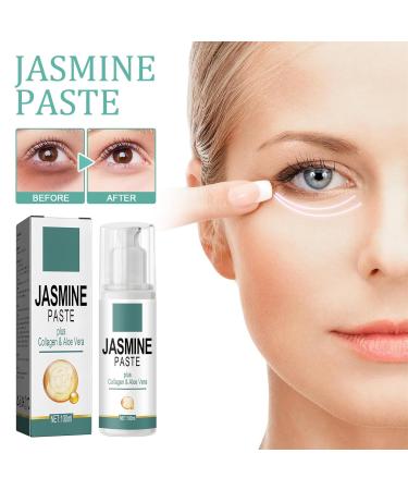 Jasmine Ointment Eye Cream | Reduces Dark Circles Wrinkles & Puffiness | Collagen & Aloe Vera | 3PC Set - Buy Online on GoSupps.com