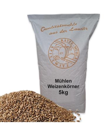 Mills wheat grains 5kg whole grain cleaned in best quality fresh from the R tze mill 5000g 5 kg