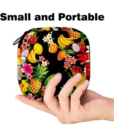 Womens Flamingo Flower Binding Storage Bags - Large Menstrual Cup Pocket Zippered Period Inserts Tampon & Panty Lip Organizers - Multicolored 06 - Buy Online on GoSupps.com