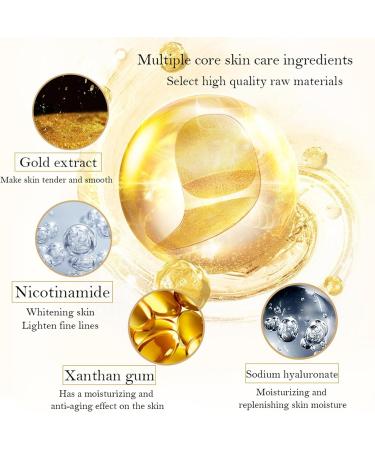Rosarden Under Eye Patches Collagen 24K Gold Under Eye Masks for Puffy Eyes Dark Circles and Wrinkles 30Pairs Gold Eye Pads Anti-Aging Hyaluronic Acid Moisturiser for Under Eye Wrinkles - Buy Online on GoSupps.com