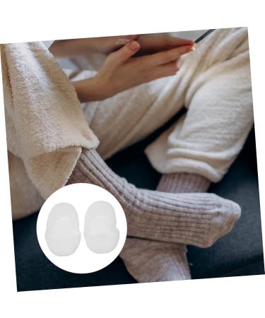 minkissy 2 Pairs Foot Socks Heel Repair Socks for Women Heel Socks for Cracked Heel Moisturizing Sock Soft Moisturizing Gel Socks Dry Feet Socks Men and Women Sock Cover Sebs Porous White White 19x8.7cm - Buy Online on GoSupps.com