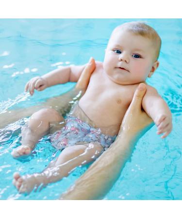 Buy Luxja Reusable Swimming Diapers for Babies | Adjustable 2-Pack Unicorn & Elephant | Ideal for 0-3 Years Old | Eco-Friendly Bath Trousers - Buy Online on GoSupps.com