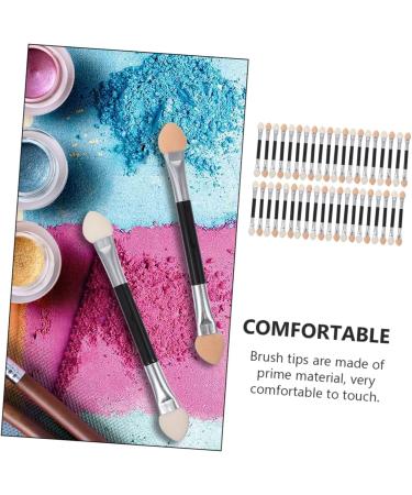 Mikinona 40pcs Latex Eye Shadow Stick Eye Shadow Applicator Double- Ended Eyeshadow Brush Make up Kit Plastic - Buy Online on GoSupps.com
