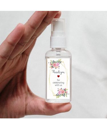 Custom Hand Sanitizer Labels | Personalized Bottle Stickers for Weddings Birthdays & Baby Showers - Buy Online on GoSupps.com