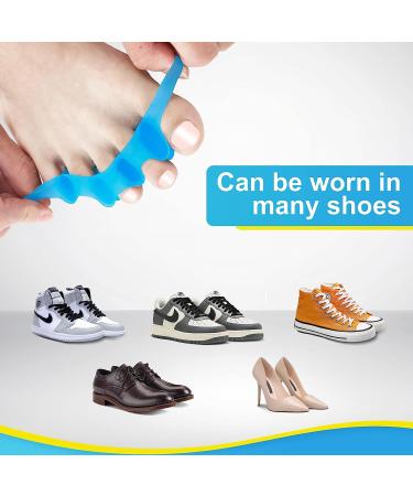 8 PCS Juzure Silicone Toe Separators for Bunions - Toe Correctors for Women & Men - Buy Online on GoSupps.com