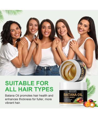 Huile de Batana 100% pure du Honduras - Stimule la pousse r duit la chute et densifie les cheveux - Pour hommes et femmes - 8 oz 120 g (Lot de 2) - Buy Online on GoSupps.com