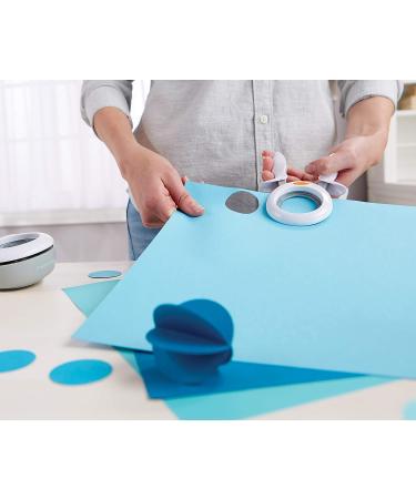 Fiskars 1 Inch Circle Squeeze Punch - White/Navy Blue - Buy Online on GoSupps.com
