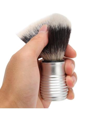 Handmade Shaving Brush for Men | Easy Cleaning & Fast-Drying | Long-Lasting Beard & Hairdressing Brush with Curved Aluminum Handle - Buy Online on GoSupps.com