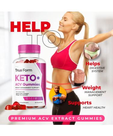True Form Keto Gummies 3-Pack for Advanced Weight Loss - 90 Day Supply with ACV - TrueForm ACV Keto Gummies - Buy Online on GoSupps.com