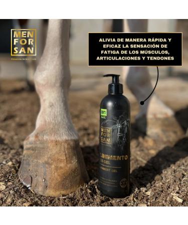 MENFORSAN Liniment Gel for Horses 500 ml | Soothes and Stimulates Muscles | Vegan Friendly 100% Natural | Premium Horse Care - Buy Online on GoSupps.com