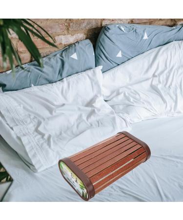 Buy Cabilock Neck Pads for Summer Shoulder Care | Breathable Wood Spa Relaxation | Natural Relief Roller & Support | 31x17cm - Buy Online on GoSupps.com