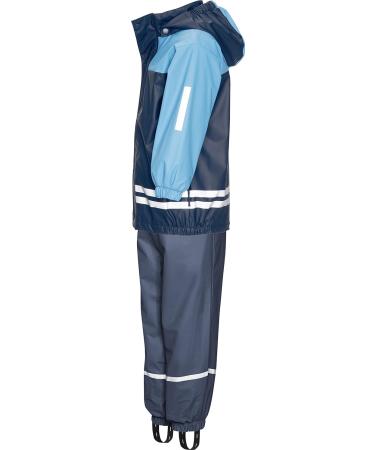 Playshoes Unisex Kid's Waterproof Mud Suit Rainwear with Fleece Lining - Navy (Size 98) - Buy Online on GoSupps.com