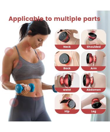 Dyroe Electric Infrared Cupping Massager - Intelligent 16 Gears 3 Modes Remote Control for Pain Relief & Body Detox - Buy Online on GoSupps.com