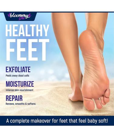 Natural Baby Foot Peel Mask for Dry Cracked Feet - Dead Skin Remover with Collagen, Argan Oil & Shea Butter - Buy Online on GoSupps.com
