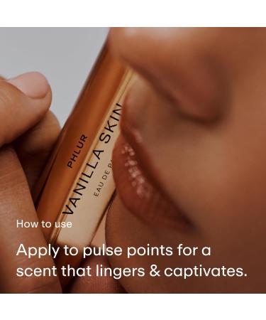 PHLUR Vanilla Skin Eau de Parfum - Travel Size Perfume for Women & Men Fragrance - Vanilla Perfume with Pink Pepper Cashmere Wood & Sandalwood (9.5mL) 0.32 Fl Oz (Pack of 1) - Buy Online on GoSupps.com