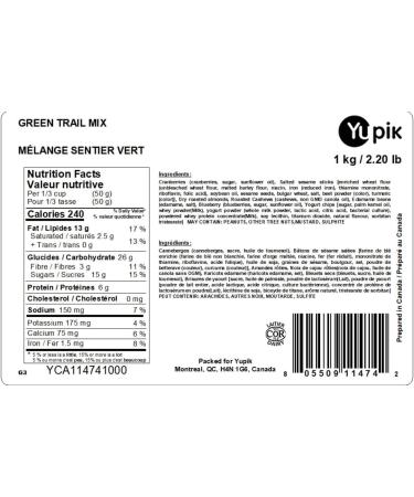 GREEN TRAIL MIX- 1KG - Buy Online on GoSupps.com