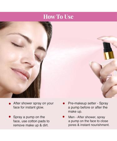 Ancient Ayurveda Calming Rose Water Facial Mist - 100% Natural - 3.4 fl oz | International Shipping Available - Buy Online on GoSupps.com