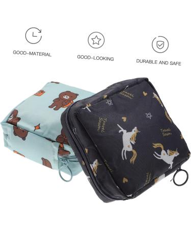 Gleavi 2-Part Napkin Storage Bag for Girls - Makeup Set Zipper Holders & Women's Wallet - Buy Online on GoSupps.com