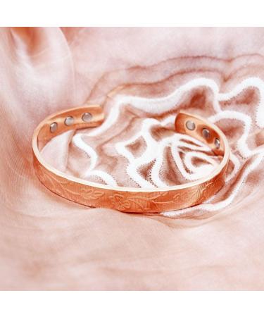 Buy LORNREIN Copper Magnetic Bracelet for Men & Women - 6 Magnets for Wellness & Style | International Shipping Available - Buy Online on GoSupps.com