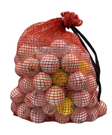 100 Shag/Practice/Hit Away/Range Used Golf Ball Mix in Mesh Bag - Golf Ball Planet