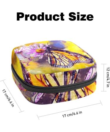 Stylish Storage Bags for Women & Teens | Butterfly & Flower Pattern | Portable Menstrual Cup & Breastfeeding Pillow Holder - Buy Online on GoSupps.com